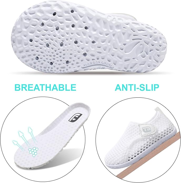 JOINFREE Baby Toddler Water Shoes Boys Girls Sandals Barefoot Kids Breathable Sneakers Shoes for Walking Running