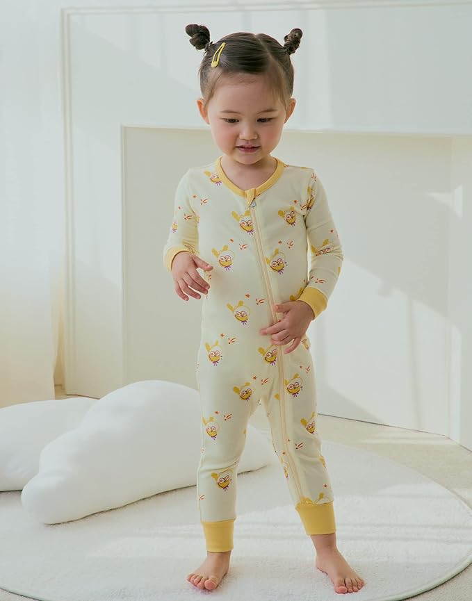 moimoln Modal Cotton Infant Toddler Boys Girls One-Piece Snug fit Romper Playsuits