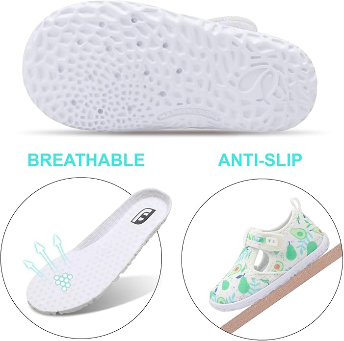 JOINFREE Baby Toddler Water Shoes Boys Girls Sandals Barefoot Kids Breathable Sneakers Shoes for Walking Running