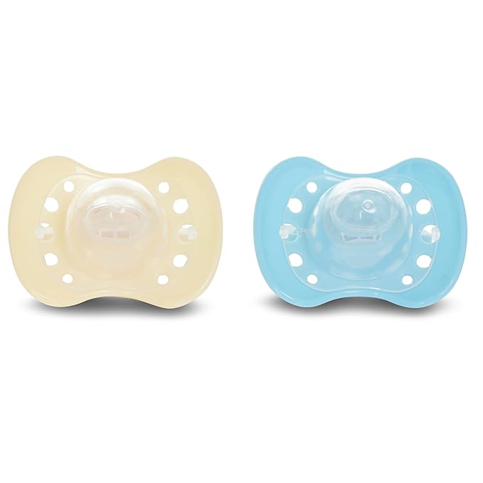 Disney Baby Bottles and Pacifiers Set – 2 Hourglass-Shaped 11oz Bottles + 2 Orthodontic Pacifiers – Officially Licensed Mickey, Minnie, Pooh & Dumbo Designs – BPA-Free Feeding Gift Set