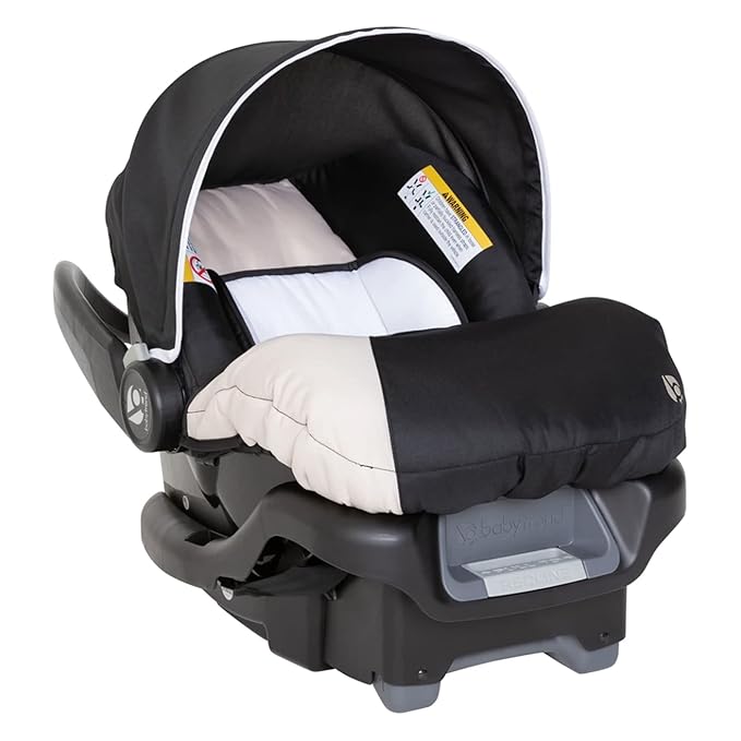 Baby Trend Ally Newborn Baby Infant Car Seat Carrier Travel System with Harness and Extra Cozy Cover for Babies up to 35 Pounds, 2 Pack, Khaki