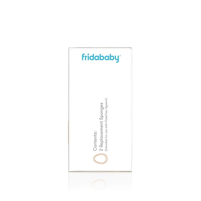 Frida Baby Replacement Sponges for The 3-Step Cradle Cap System by Dermafrida The Flakefixer 2 Pack of Soft Sponges Work with The Flakefixer System(Sold Separately)
