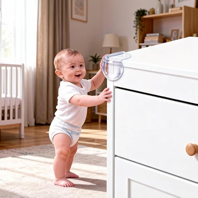 Extra Large & Ultra-Safe Corner Protectors - Biggest Baby Proofing Edge Guards for Maximum Coverage, Super Strong Adhesive, Transparent Table Bumpers, Easy to Install, 16-Piece Child Safety Set