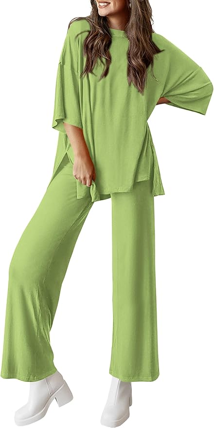 PRETTYGARDEN Two Piece Sets for Women Summer Fashion Lounge Matching Set 2026 Spring Travel Vacation Airport Outfits Clothing