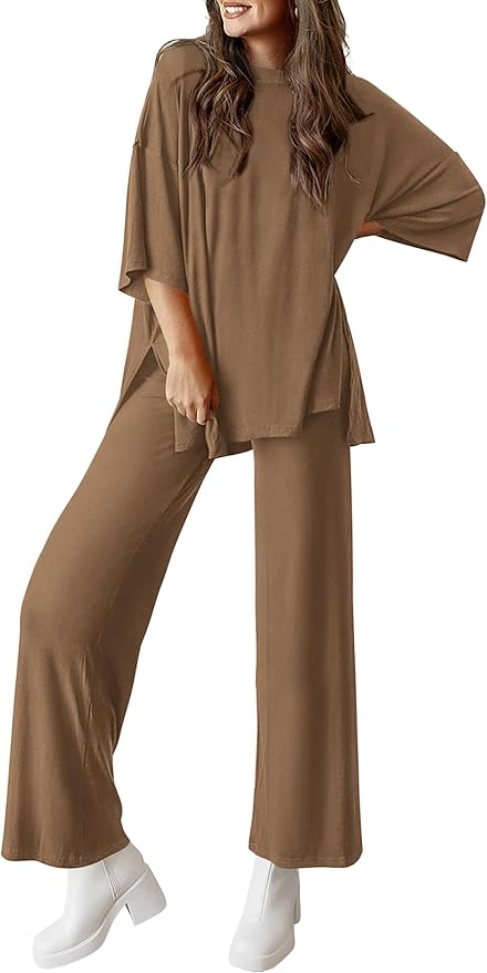 PRETTYGARDEN Two Piece Sets for Women Summer Fashion Lounge Matching Set 2026 Spring Travel Vacation Airport Outfits Clothing