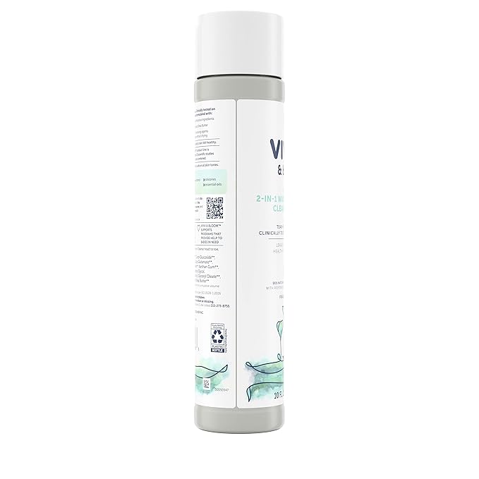 Vivvi & Bloom Gentle 2-in-1 Baby Wash & Shampoo Cleansing Gel, Leaves Sensitive Skin Feeling Healthy & Moisturized, Fragrance-Free, Formulated Without sulfates, paraben, & Dyes, 10 fl. Oz