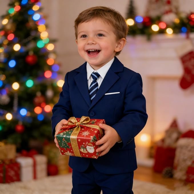 Baby Suit for Toddler Boys Infant Formal Suits Baby Boy Ring Bearer Wedding Outfit