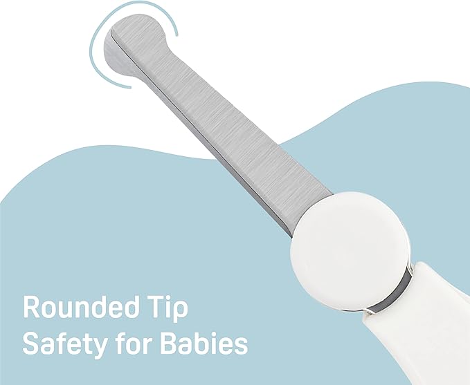 Pigeon Baby Nail Scissors with Rounded Tip, 3 Months (MADE IN JAPAN)