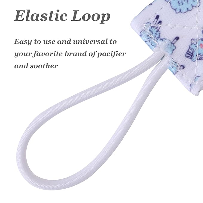 babygoal Pacifier Clips, 6 Pack Pacifier Holder Fits for Most Pacifiers and Binkies 6PB02