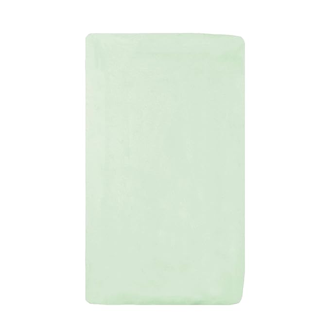 TL Care 100% Natural Cotton Jersey Knit 18" x 36" Cradle/Bassinet Sheet - Fitted, Celery, Soft Breathable, for Boys and Girls