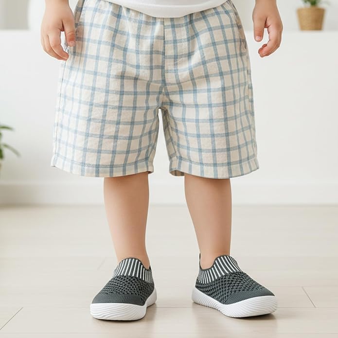 MORENDL Baby Toddler Walking Socks Non-Slip Breathable Unisex Casual Sneakers