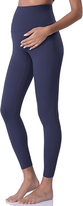 POSHDIVAH Women's Maternity Leggings Over The Belly Pregnancy Yoga Pants Active Wear Workout Leggings