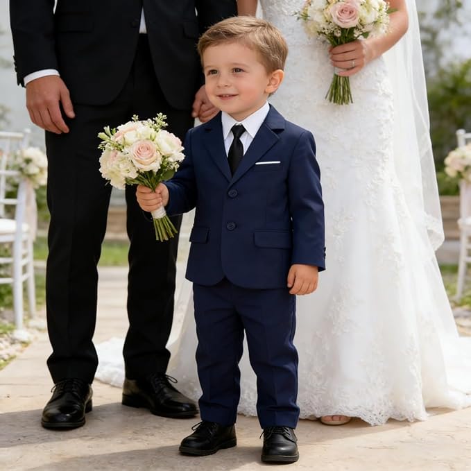 Baby Suit for Toddler Boys Infant Formal Suits Baby Boy Ring Bearer Wedding Outfit