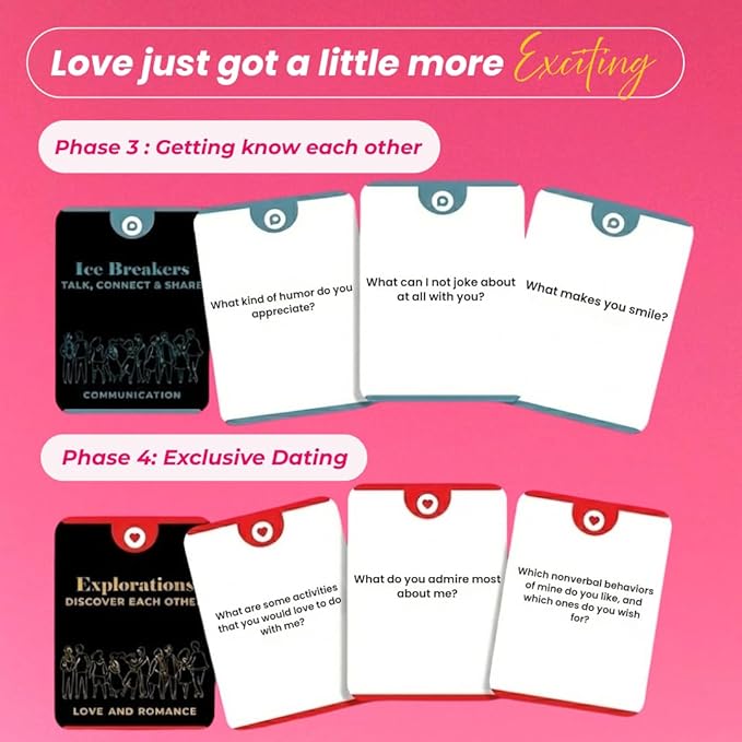 Life Sutra Dating Connect Couples Card Game - 220 Conversation Cards for Couples - Strengthen Communication, Build Trust & Deepen Bond - Ideal for Date Night, Wedding, Husband & Wife Gifts