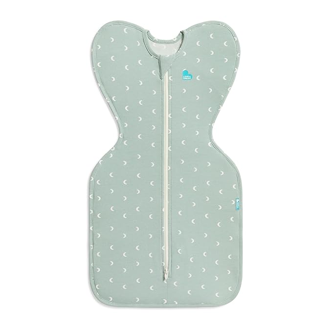 Love to Dream Swaddle UP, Baby Sleep Sack 10. TOG, Self-Soothing Swaddles for Newborns, Improves Sleep, Snug Fit Helps Calm Startle Reflex, Newborn Essentials for Baby, Small 8-13lbs, Moon Olive