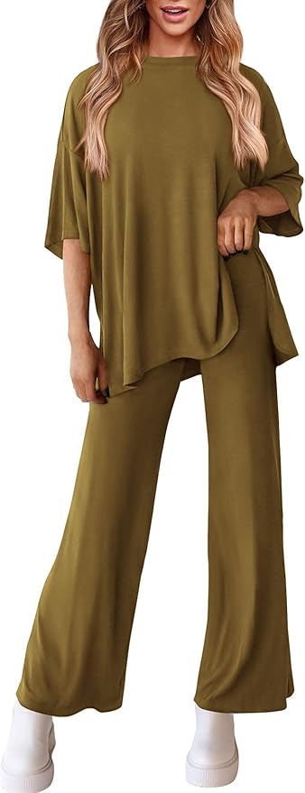 PRETTYGARDEN Two Piece Sets for Women Summer Fashion Lounge Matching Set 2026 Spring Travel Vacation Airport Outfits Clothing