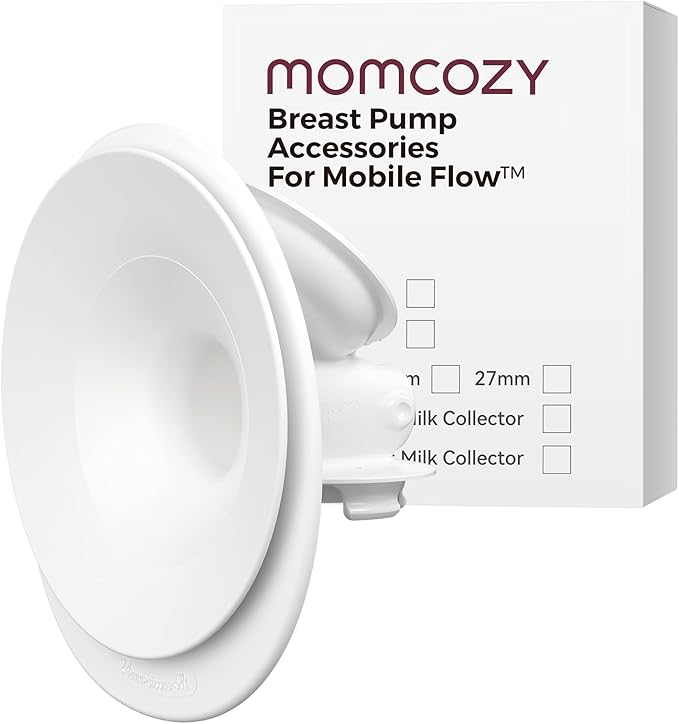 Momcozy Original Replacement Accessories for Upgraded Mobile Flow | Upgraded M9,Original Upgraded M9 Breastfeeding Parts,24mm Flange,1 Pack