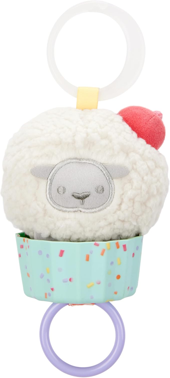 Skip Hop Baby Car Seat Toy and Stroller Toy for Multi Sensory Play with Jingle Sound and Vibration Sweet Sheep Jitter Age 0+