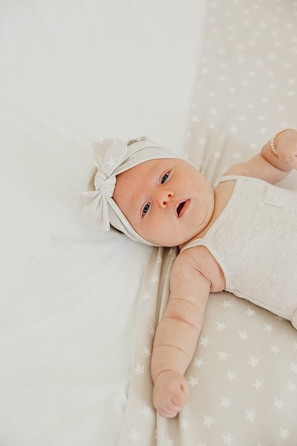Copper Pearl Baby Swaddle Blanket - Premium Knit Baby Blanket, Large Soft Stretchy Receiving Blankets for Baby Boy and Girl, Swaddles for Newborn, Infant, and Toddler (Twinkle)