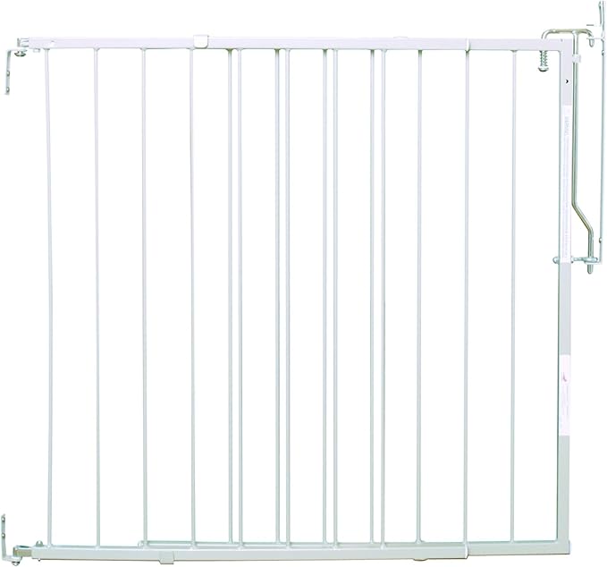 Cardinal Gates Duragate - Adjustable Width 26½"-41½" for an Extra Wide Pet Gate. Can be Used as a Dog Gate, Puppy Gate, or Pet Gate (White, MG25-W)