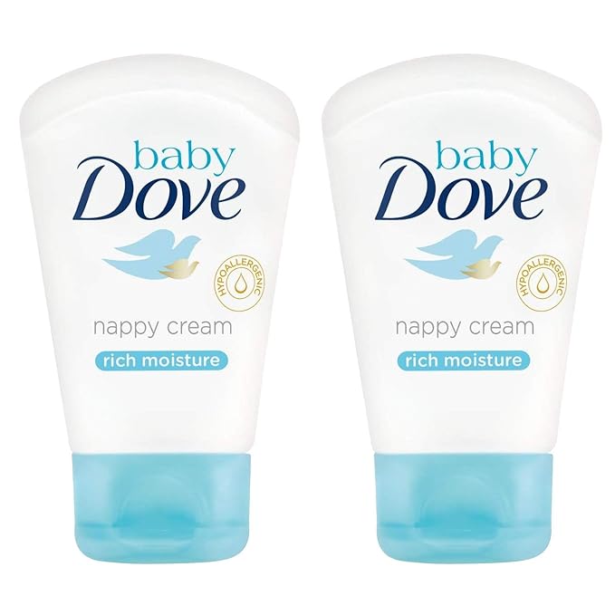 Dove Baby Rich Moisture Nappy Cream - 1.58 Oz / 45 g x 2 Pack