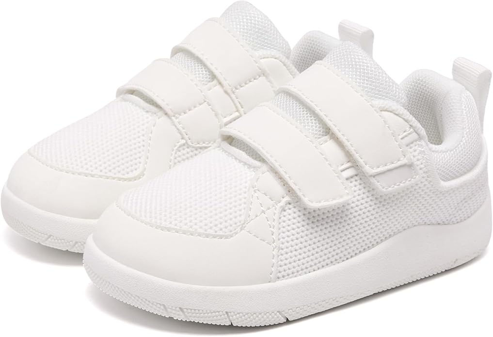 MORENDL Boys & Girls Walking Shoes 0-4 Years Baby Wide Toe Box Barefoot Shoes Toddler Sneakers