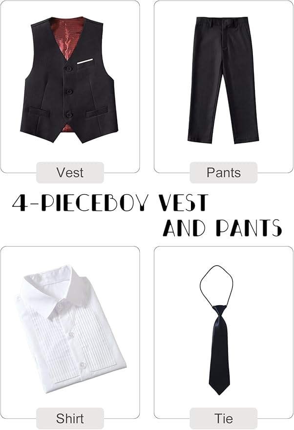 Baby Suit for Toddler Boys Infant Formal Suits Baby Boy Ring Bearer Wedding Outfit