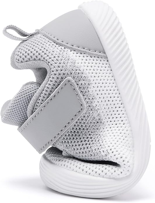 MORENDL Toddler Sneakers Baby Boys & Girls Barefoot Shoes Lightweight Breathable Walking Running Tennis Athletic Sport Shoes