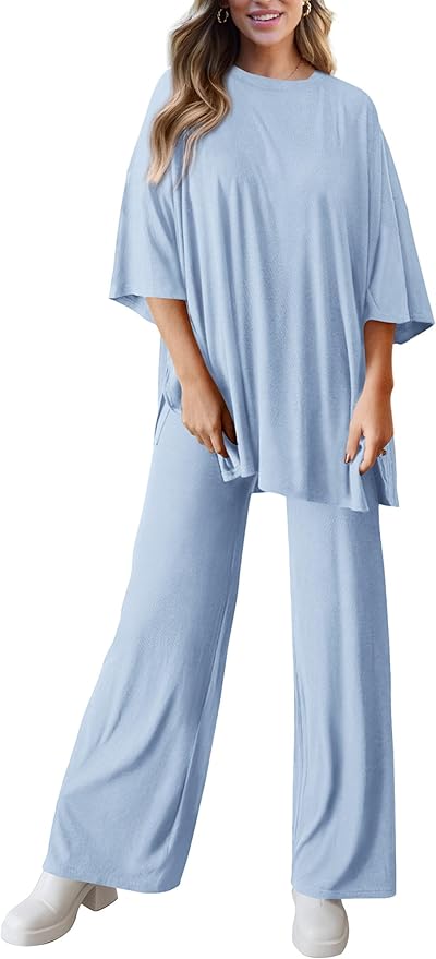 PRETTYGARDEN Two Piece Sets for Women Summer Fashion Lounge Matching Set 2026 Spring Travel Vacation Airport Outfits Clothing