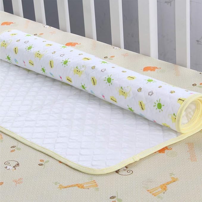 MBJERRY Waterproof Diaper Changing Pads Portable - Breathable Leak Proof Mattress Pad Protector Baby Changing Mat for Toddler, Kids Pack of 3 (S (17.7 x 13.7 Inch))