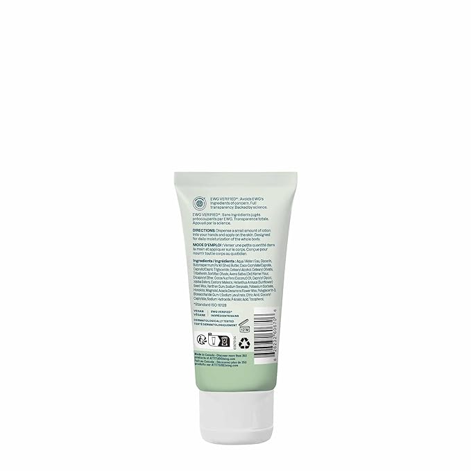 Attitude Deep Moisturizing Body Cream for Baby, Plant and Mineral-Based Ingredients, Vegan and Cruelty-free Personal Care Products for Sensitive Skin, Unscented, 2.5 Fl Oz