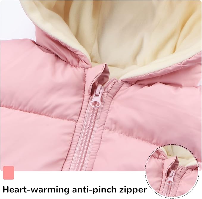 Cute Baby Boys Snowsuit New Born baby girls Winter Coat Toddler Clothes