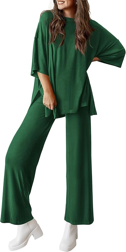 PRETTYGARDEN Two Piece Sets for Women Summer Fashion Lounge Matching Set 2026 Spring Travel Vacation Airport Outfits Clothing