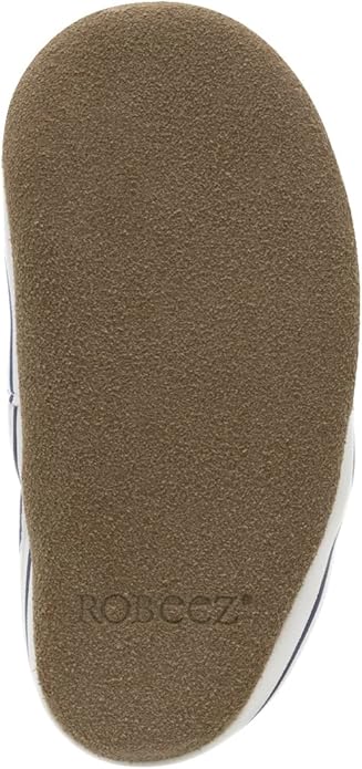 Robeez Baby Boys and Unisex Soft Soles Slip-Resistant Crib Shoes Slippers Moccasins for Infant and Toddler, 0-24 Months