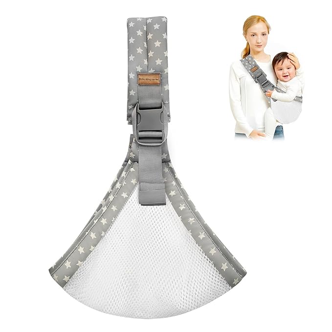 Baby Sling Carrier,Toddler Carrier,2026 New Baby Sling,Breathable and Adjustable Sling,Non-Slip Hip Seat Carrying 10-30lbs(Mesh,Star)