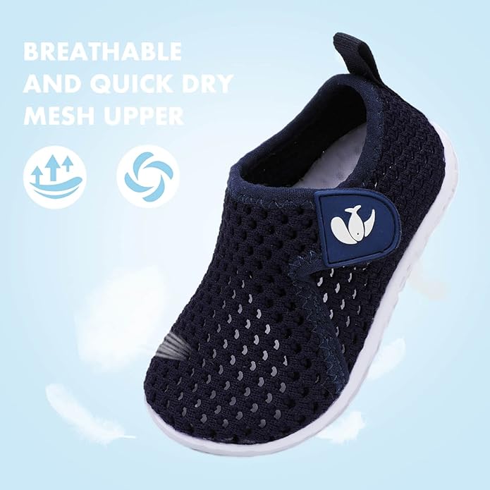 JOINFREE Baby Toddler Water Shoes Boys Girls Sandals Barefoot Kids Breathable Sneakers Shoes for Walking Running