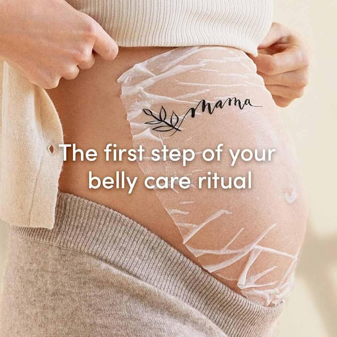 Evereden Soothing Belly Mask for Stretch Marks - One Size | 1 count | Belly Mask for Pregnancy | Clean Pregnancy Skincare | Non-toxic and Fragrance Free | Valentine Gifts for Women