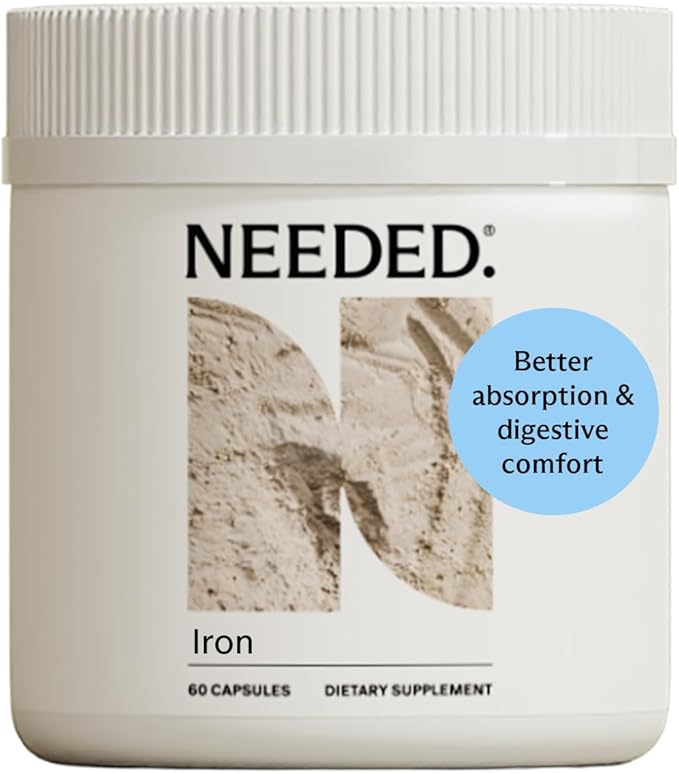 Needed. Prenatal Iron Supplement - Pregnancy, Breastfeeding, Postpartum - Aids Energy, Birth Weight & Baby's Neural Development - Non-Constipating & Gentle on Stomach - Flexible Dosing for Pregnancy