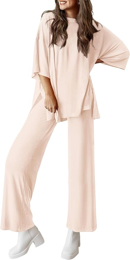 PRETTYGARDEN Two Piece Sets for Women Summer Fashion Lounge Matching Set 2026 Spring Travel Vacation Airport Outfits Clothing