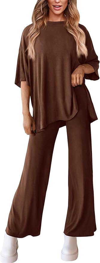PRETTYGARDEN Two Piece Sets for Women Summer Fashion Lounge Matching Set 2026 Spring Travel Vacation Airport Outfits Clothing