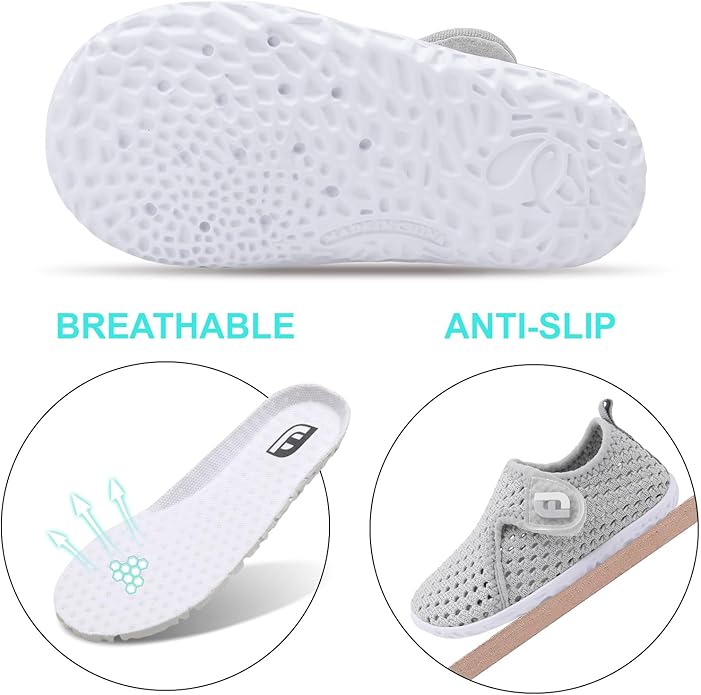 JOINFREE Baby Toddler Water Shoes Boys Girls Sandals Barefoot Kids Breathable Sneakers Shoes for Walking Running
