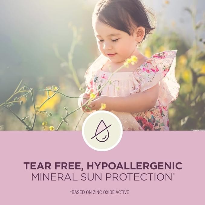 Coppertone Pure and Simple Baby Sunscreen Stick SPF 50, Zinc Oxide Mineral Sunscreen for Baby, Body and Face, 0.49 Oz Stick