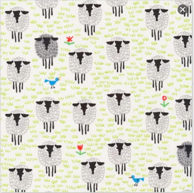 Original Baby Paper - Crinkle Teether and Sensory Toy for Babies and Infants | Organic Sheep | Non-Toxic, Washable | Great for Baby Showers