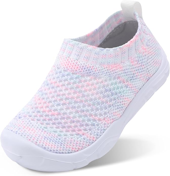 JOINFREE Toddler Boys Girls Sneaker Slip On Shoes Kids Lightweight Breathable Walking Shoes