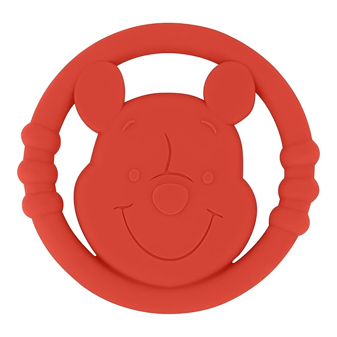 Cudlie Disney Silicone Teether Toy Set for Infants, Food Grade and BPA Free Teethers for Babies 6-12 Months, 2-Pack Teether Toys for Newborns