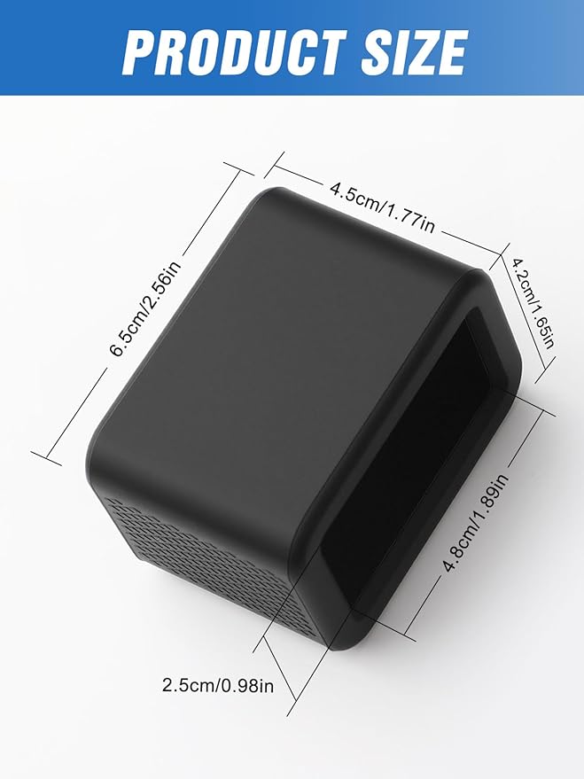 2 PCS Seat Belt Buckle Holder, Silicone Seatbelt Buckle Booster to Makes Receptacle Stand Upright for Easy Access (Black)