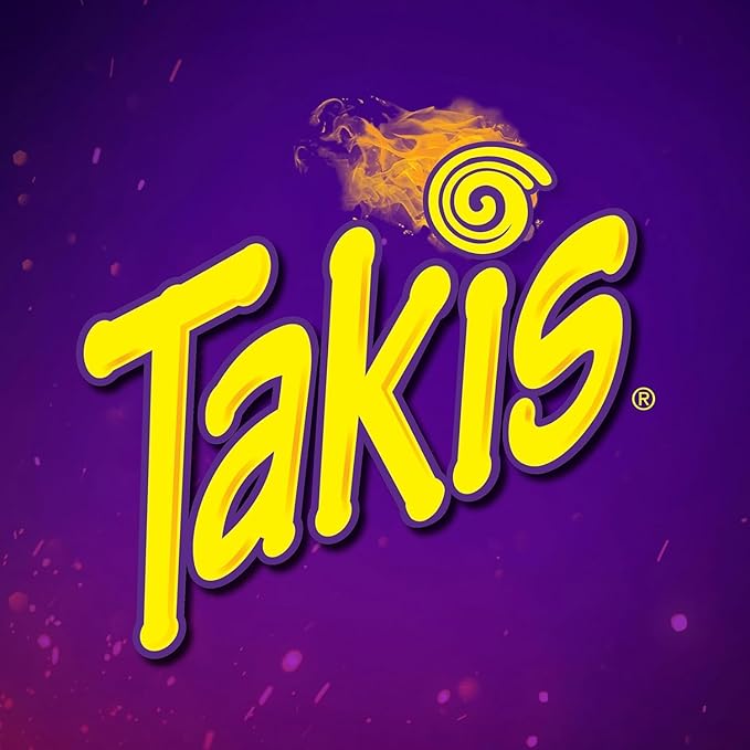 Takis Fuego Mini 25 pc / 1.23 oz Bite Size Multipack, Hot Chili Pepper & Lime Flavored Extreme Spicy Rolled Tortilla Chips (Pack of 2)