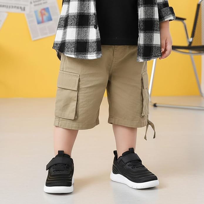 MORENDL Wide Toddler Shoes Baby Walking Shoes Boys & Girls Barefoot Sneakers Zero Drop Comfort Tennis Running Outdoor Activities