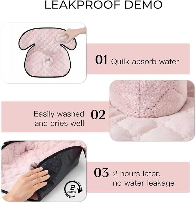 2 Pack Waterproof Piddle Pads Carseat Potty Training Car Seat Protector Waterproof Car Seat Liner Cover to Prevent Pee