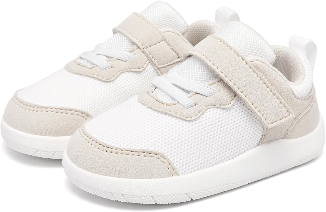 Wide Toe Box Toddler Shoes Baby First Walking Shoe Boys Girls Non-Slip Zero Drop Minimalist Tennis Sneakers